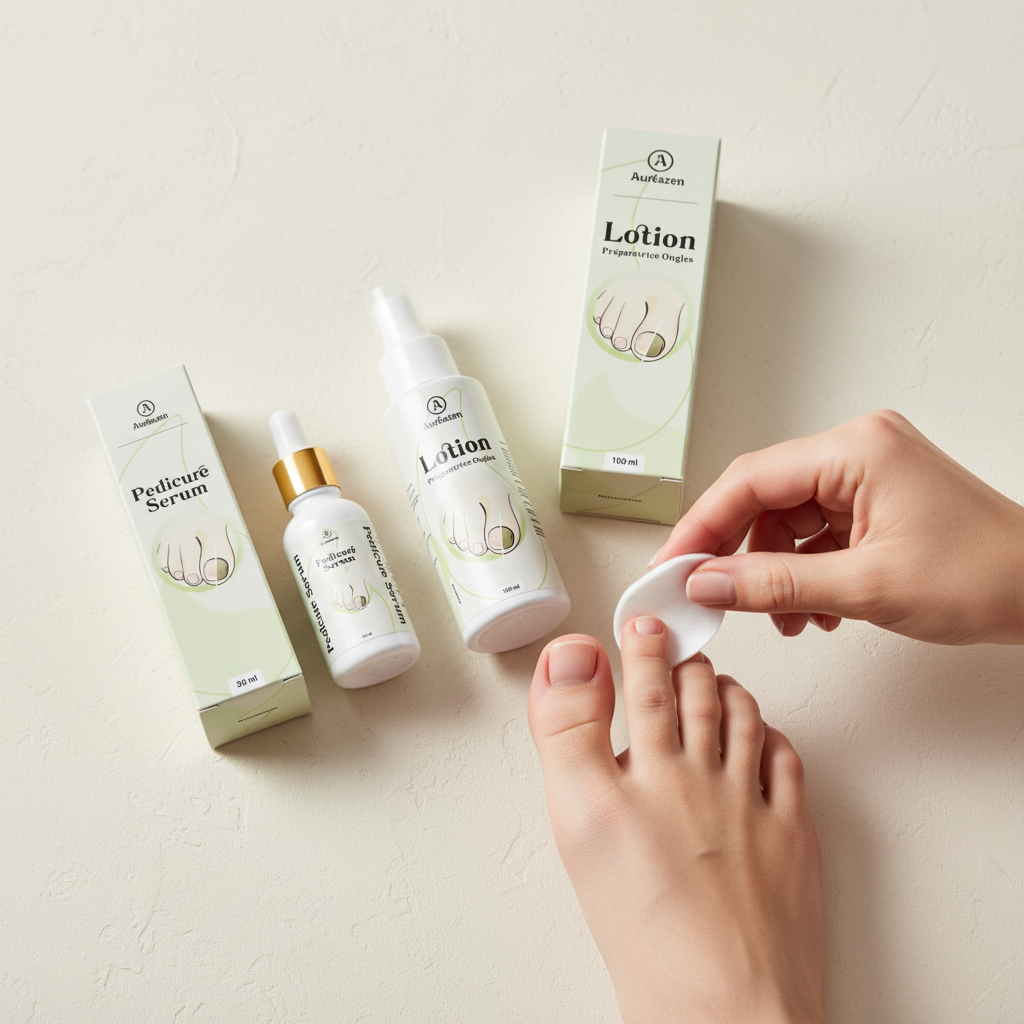 Aureazen – Protocole Certifié ISO 22716 pour Stopper Mycose et Jaunissement.